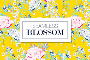 Fresh Blossom! Seamless Repeat.