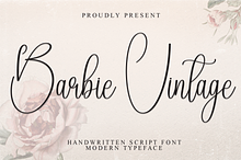 Barbie Vintage | Script Font