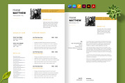 Clean and Professional Job Proposal, a Resume Template by Nur Designer (Thumbnail 1 of 4)