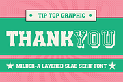 Milder - A Layered Slab Serif Font, a Serif Font by Tiptop Graphic (Thumbnail 9 of 9)