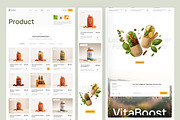 Health & Nutrition Website UI Figma, an UI Kit Template by peterdraw (Thumbnail 4 of 7)