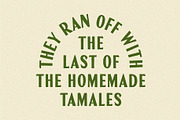Benditos Typeface, a Handwritten Font by Taylor Penton (Thumbnail 2 of 6)