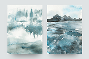 Arctic landscapes abstract paintings, a Texture Illustration by Kolorata Art (Thumbnail 6 of 7)
