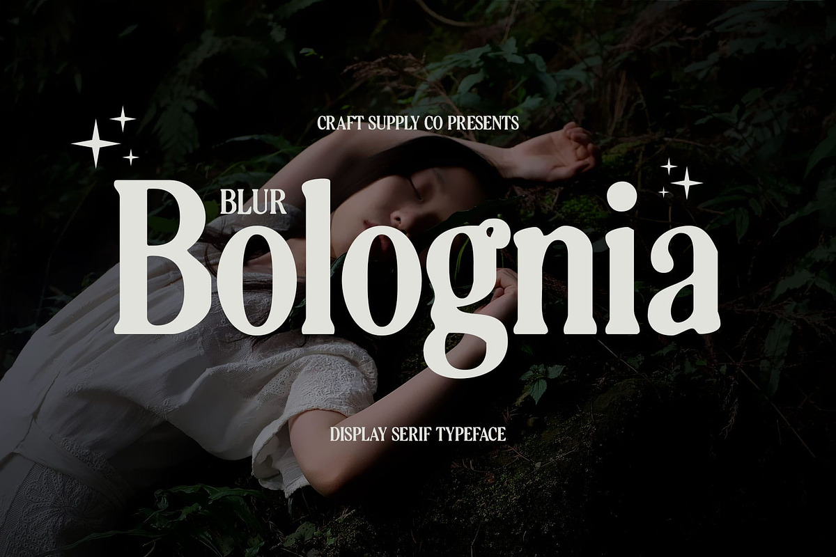 Bolognia Blur, a Serif Font by Craft Supply Co. (Photo 1 of 8)