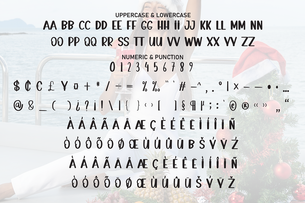 Vacation Christmas | Script Font, a Script Font by Scratchones (Photo 7 of 8)