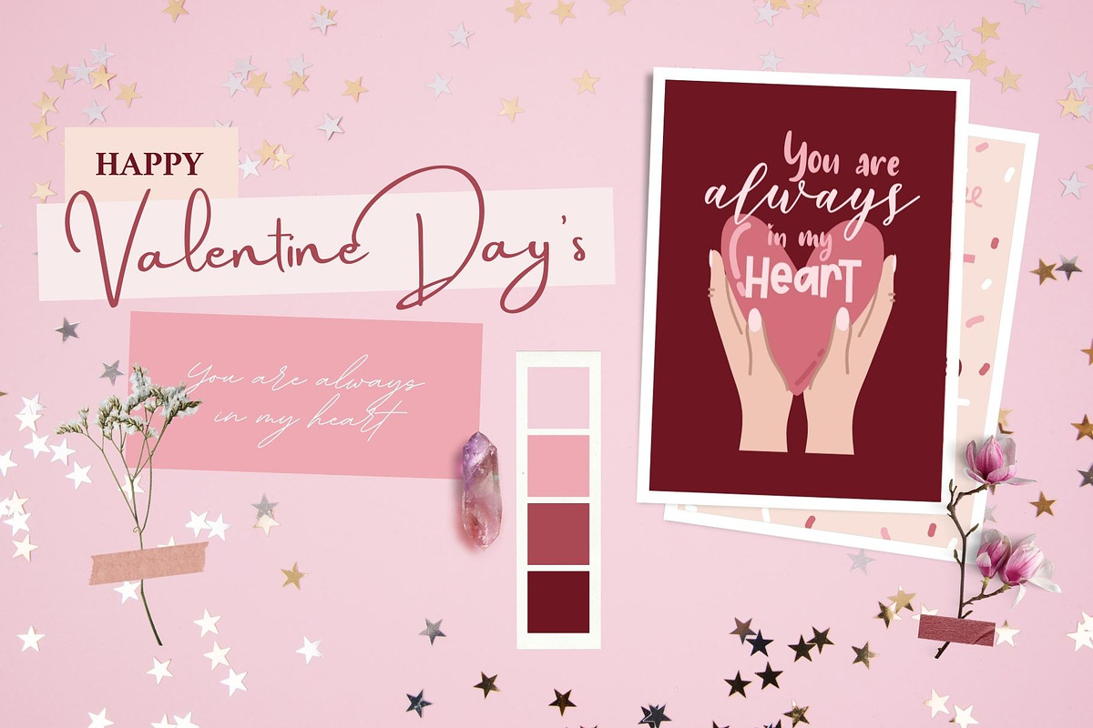 Valentine's day romantic collection, an Object Graphic by VirinaDesign (Photo 8 of 10)
