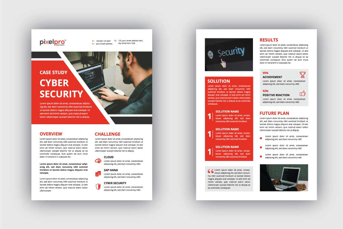 Case Study Flyer for Any Business, a Flyer Template by Pixel Pro (Photo 1 of 4)