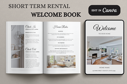 Airbnb Welcome Book Template