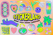 STICKERLAND 2000s Vector Set, an Object Graphic by angelainthefields (Thumbnail 1 of 10)