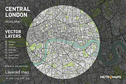 London Map – Regular, an Illustration by MetroMaps (Thumbnail 1 of 3)