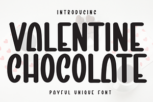 Valentine Chocolate Script Font