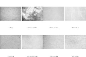 40 Neutral White Grunge Textures