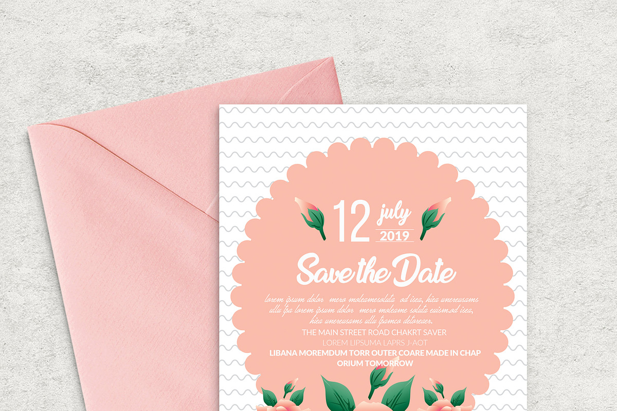 Save The Date Card invite Templates, an Invitation Template by Design Up (Photo 2 of 3)