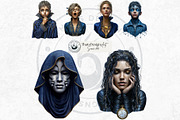 Dream Drifters Surreal Cliparts, a Person Illustration by ThatsDesignArt (Thumbnail 9 of 15)
