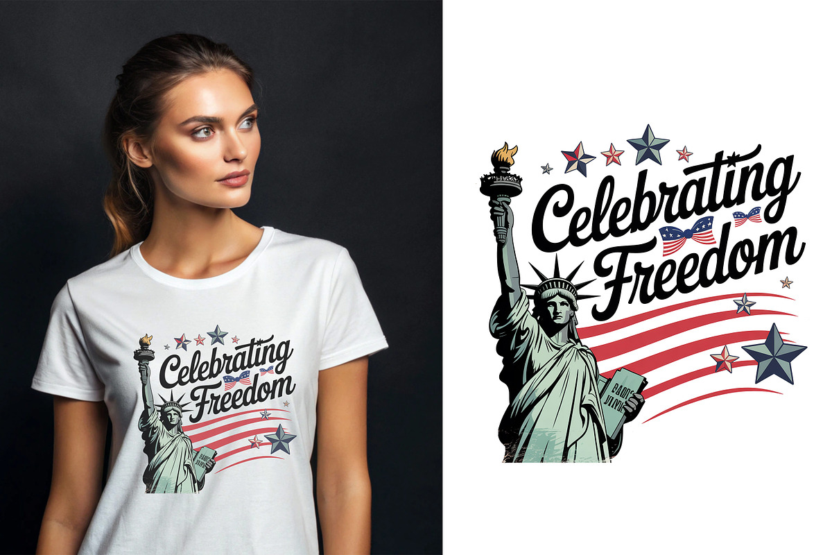 Celebrating Freedom & Bravery USA, an Object Illustration by Unique Design Team (Photo 4 of 4)