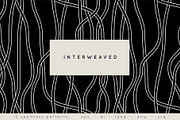 Interweaved Seamless Patterns Set, a Pattern Graphic by Curly_Pat (Thumbnail 1 of 5)