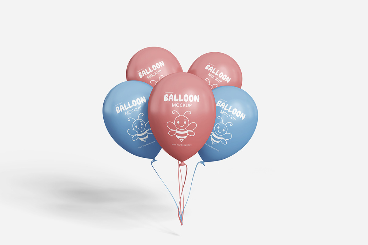 Balloon Mockup, a Product Mockup by Indah (Photo 3 of 6)
