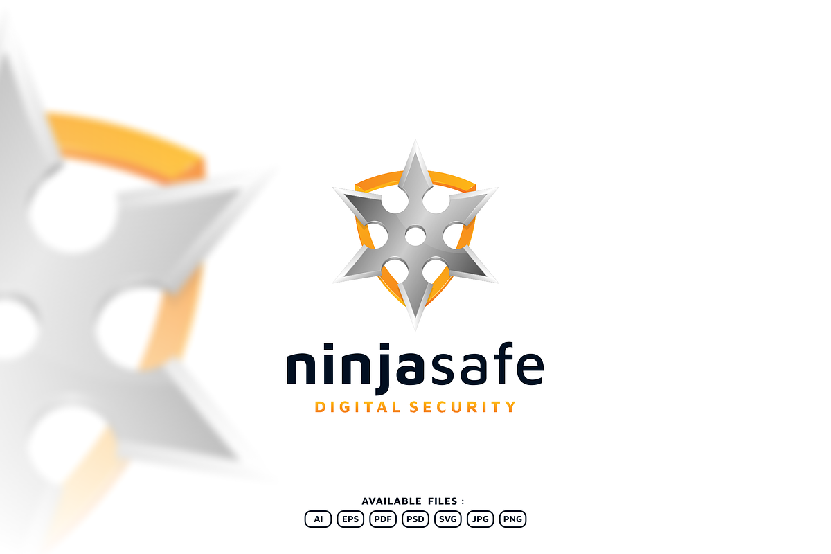 Ninja Logo Template, a Branding & Logo Template by artism_design (Photo 2 of 2)