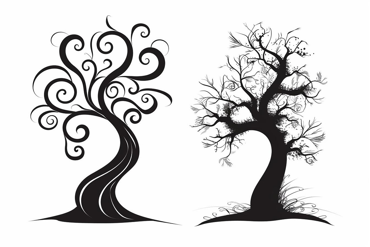 Tree Laser Cut Bundle | Decorative T, a Graphic by Designs_River (Photo 11 of 11)