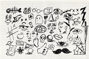 Vector Scribbles and Paper Scraps, a Texture Illustration by GRPXSTORE (Thumbnail 6 of 13)