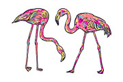 FLAMINGO, an Illustration by Tanya Akhmett (Thumbnail 3 of 11)
