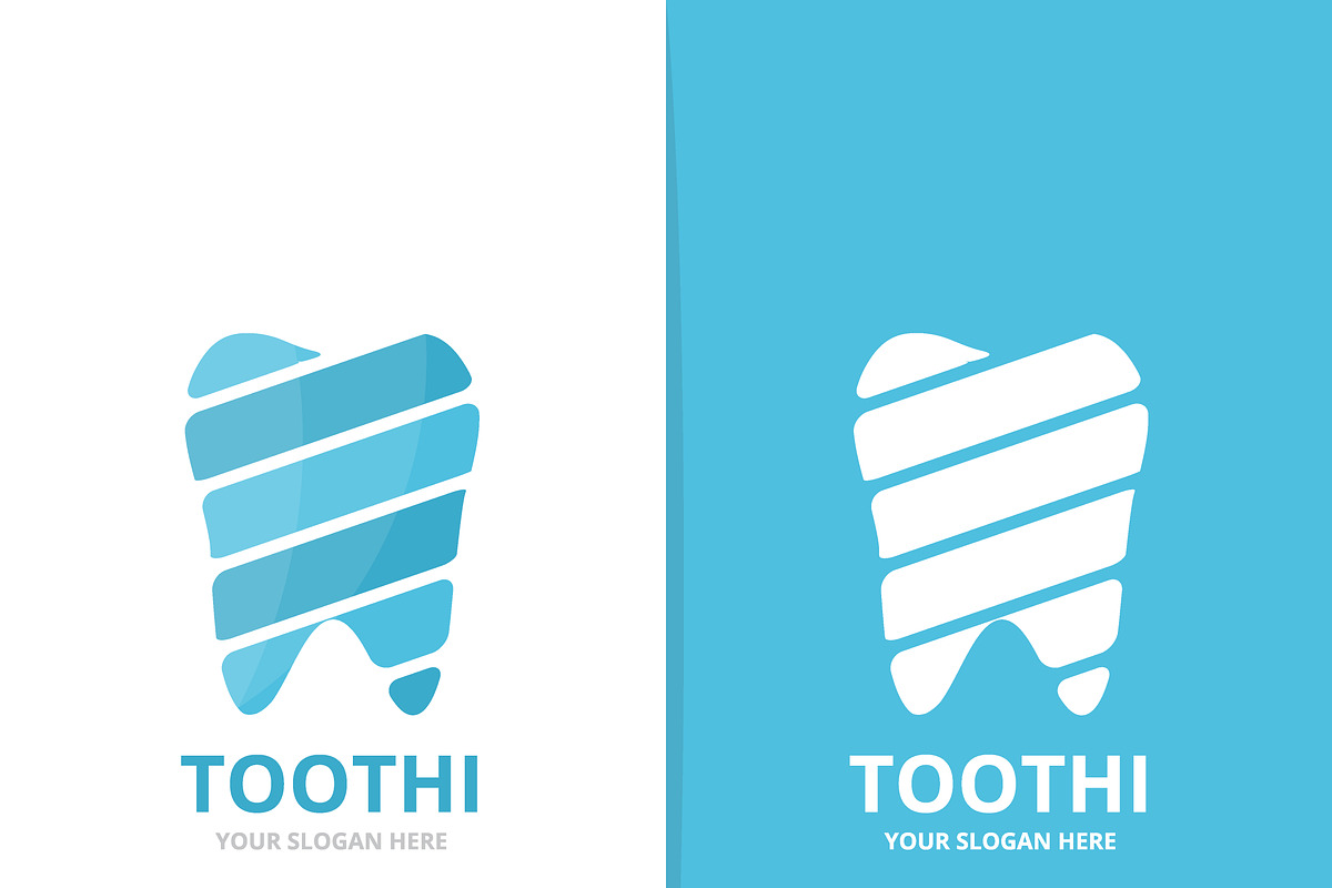 Vector of tooth logo combination. Dental and oral symbol or icon ...