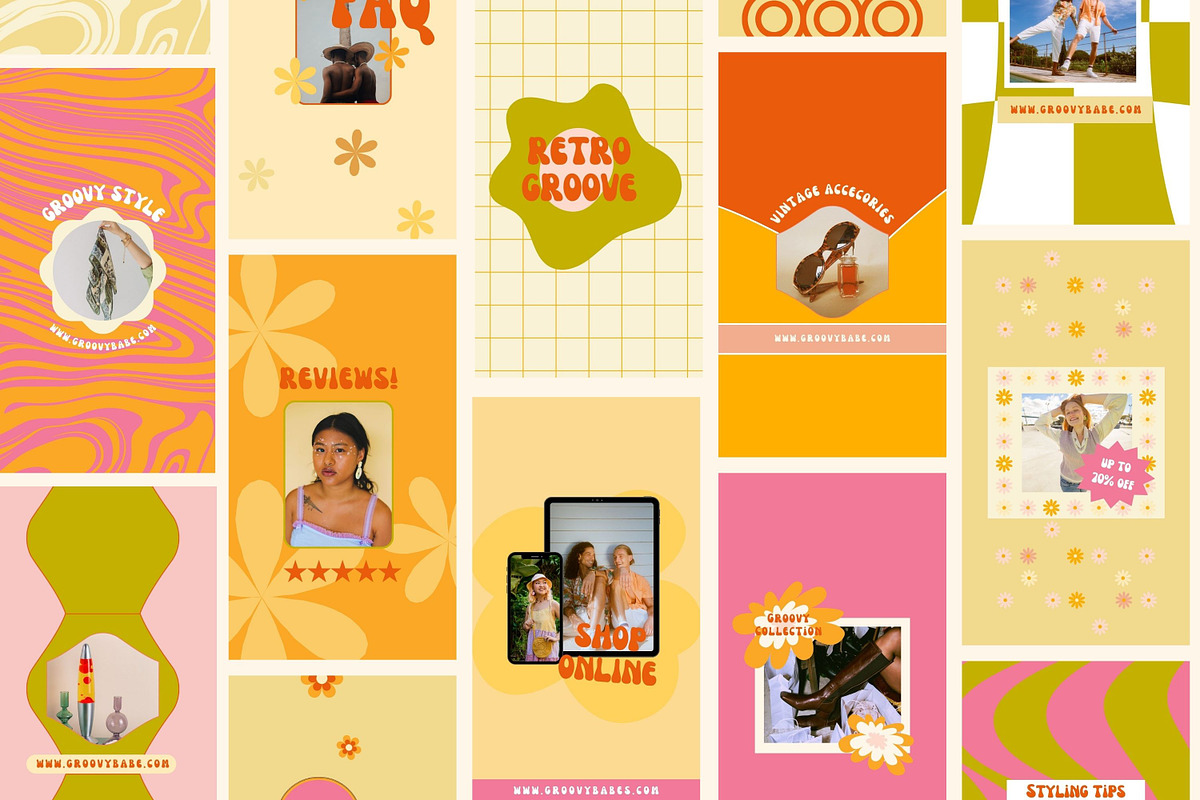 Retro Instagram Reel Cover Template, a Social Media Template by Hell Yeah Designs (Photo 5 of 5)