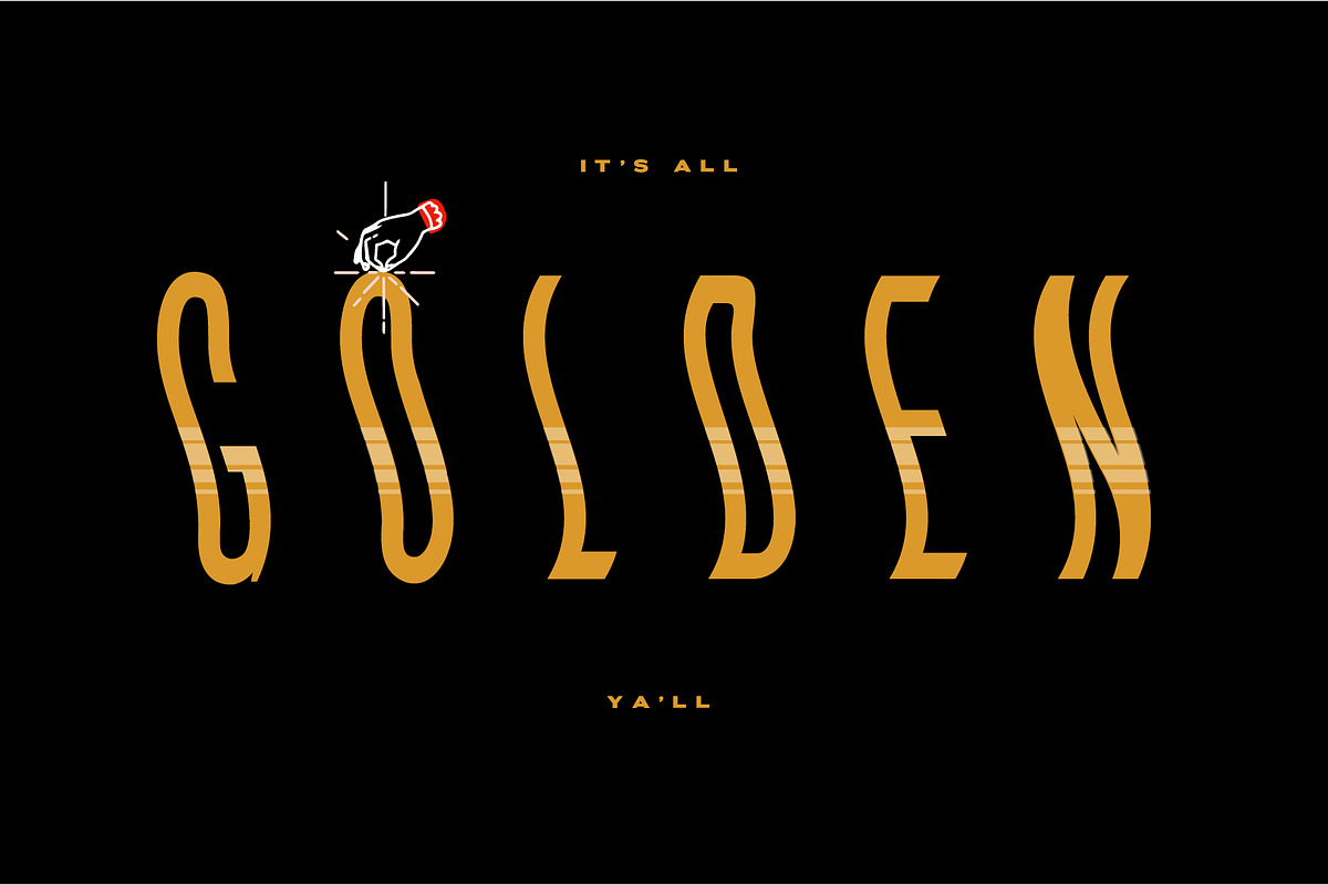 WAGGLE Display Font preview 6