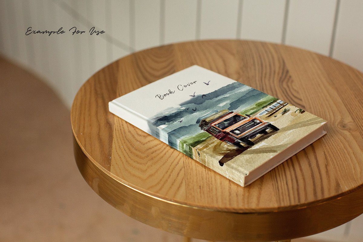 Watercolor Road Trip & Landscapes, an Illustration by Yorda Studio (Photo 9 of 11)