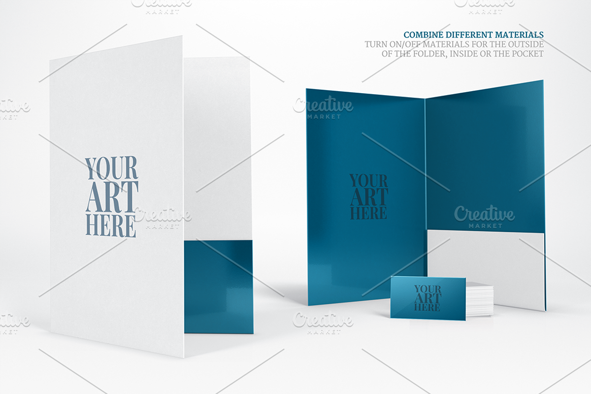 Presentation Folders Mockup, a Print Template by The Mockup Archive (Photo 4 of 6)