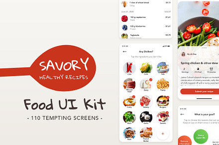Savory - Food UI Kit