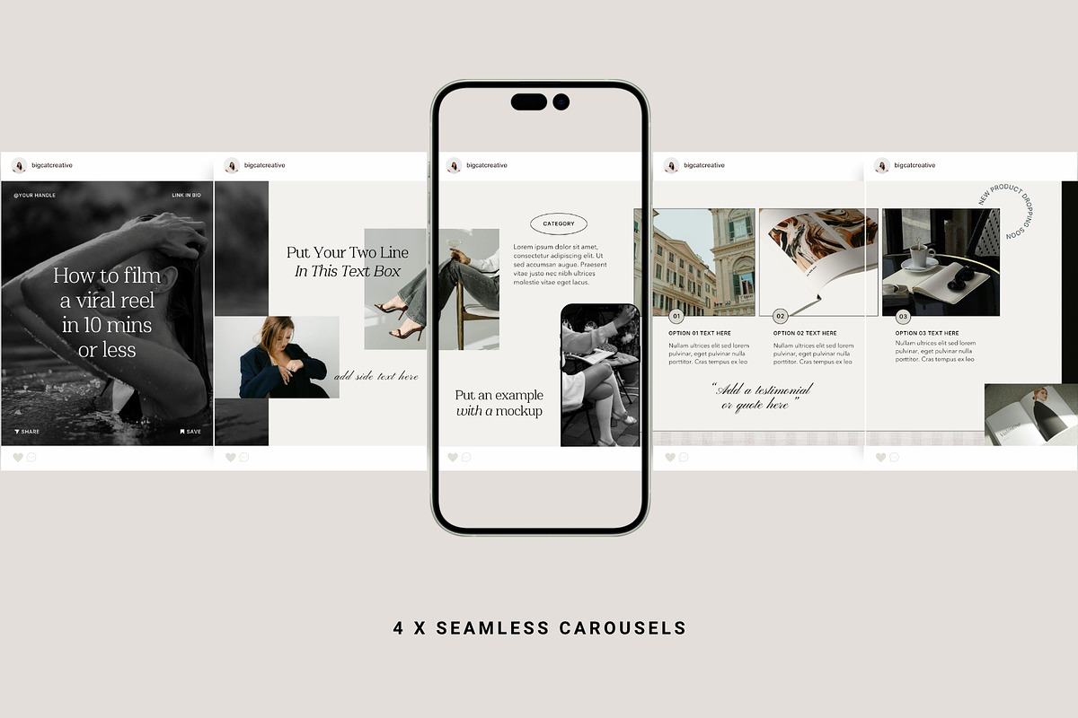Elyra Social Media Templates, a Social Media Template by Big Cat Creative (Photo 3 of 6)