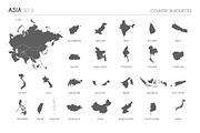 233 Silhouettes of Countries, an Education Illustration by asantosg (Thumbnail 7 of 26)