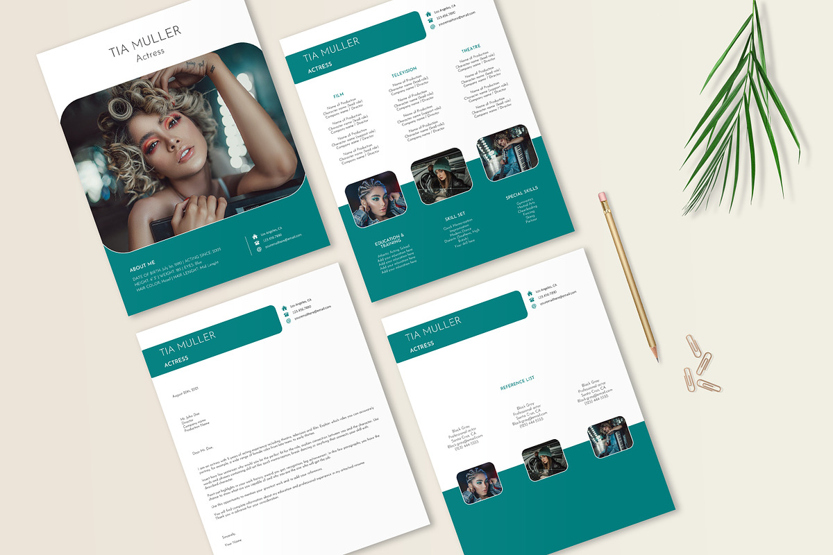 Actor | Actress Resume Design, a Resume Template by Stanin Studio (Photo 7 of 10)
