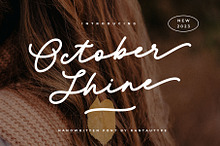 October Shine Monoline Font