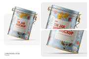 Tin Jar With Locking Lid Mockup, a Cups & Container Mockup by Ram Studio LLC (Thumbnail 9 of 14)