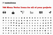 700 icons-Meanicons Icon set, an Icon by meanicons (Thumbnail 1 of 3)