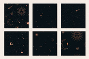 Celestial Seamless Patterns, a Pattern Graphic by Megs Lang (Thumbnail 9 of 10)