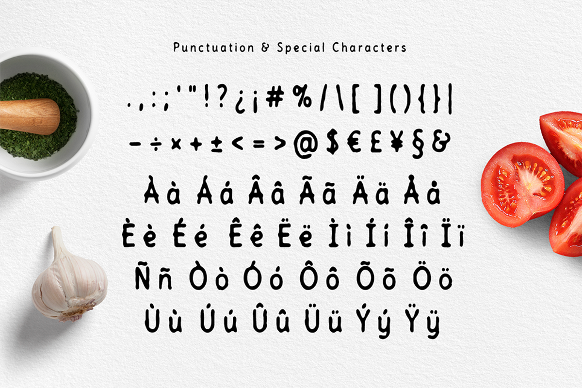 Tomatino. Handmade Sans Serif Font preview 7