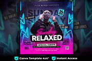 Party Flyer, Canva Club Flyer, a Flyer Template by FLYERHIVE (Thumbnail 1 of 3)