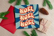 Retro Christmas Greeting Cards, a Decorative Illustration by Art's and patterns (Thumbnail 10 of 19)