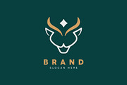 Buffalo Cow Bull Head logo design, a Branding & Logo Template by Andre (Thumbnail 2 of 3)