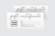 Minimal Gift Certificate, a Card Template by Amit Debnath (Thumbnail 3 of 3)
