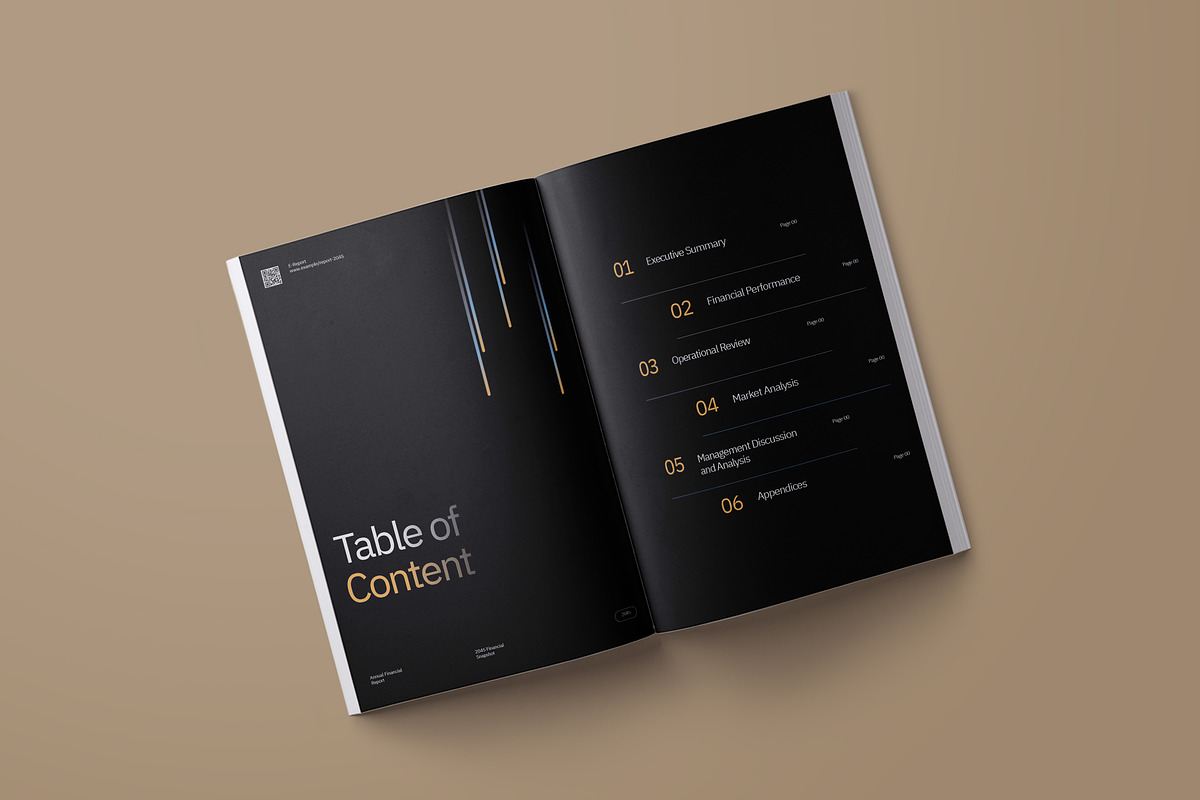 Annual Financial Report - Gradioo, a Brochure Template by fakhroo (Photo 10 of 10)