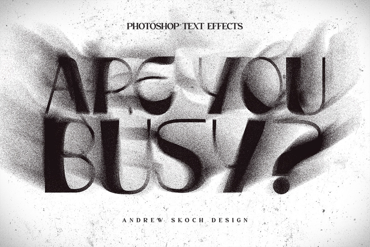 Spray Text Effect, a Layer Style Add-On by Andrew Skoch Design (Photo 7 of 9)