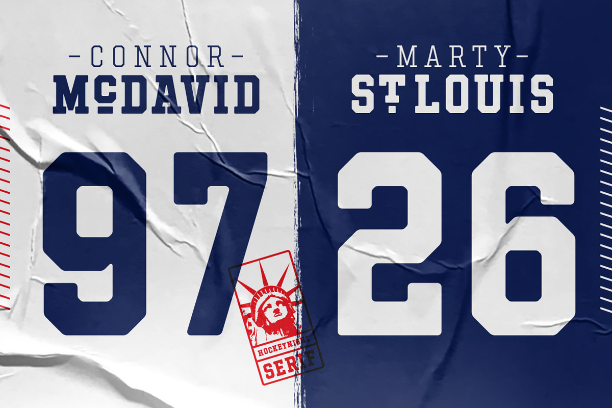 Hockeynight Serif, a Font by XTOPH - Fonts (Photo 2 of 8)