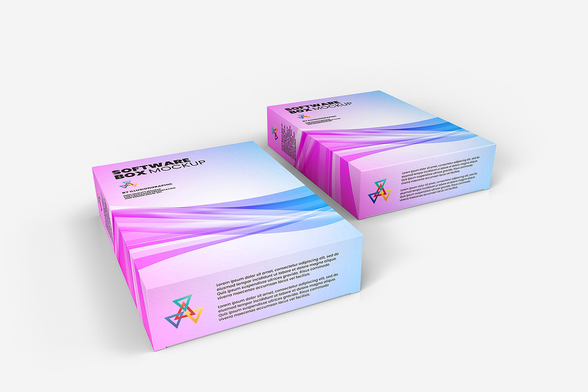 Software Box Mockup - 13 Views, a Packaging Mockup by Illusiongraphic (Photo 11 of 27)