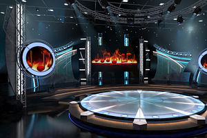 TV Studio Entertainment Set 5