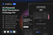 AI Brief Generator Tailwind Kit, a React Template by Creative Perspective (Thumbnail 1 of 8)