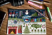 Set of Christmas Infographics, an Illustration by Tashal (Thumbnail 1 of 2)